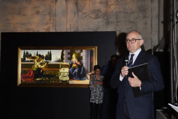 MILAN, ITALY - APRIL 11:  Marco Carminati attends Save The Artistic Heritage - Vernissage Cocktail on April 11, 2018 in Milan, Italy. 
