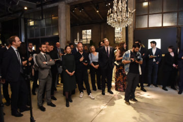 MILAN, ITALY - APRIL 11:  General view during the Save The Artistic Heritage - Vernissage Cocktail on April 11, 2018 in Milan, Italy. 